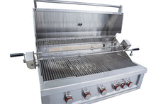 Load image into Gallery viewer, Sunstone Ruby 42" 5 Burner Pro-Sear Gas Grill w/ IR Burner & Rotisserie