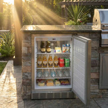 Load image into Gallery viewer, Sunstone Outdoor Refrigerator - Premium Compact 4.1 Cu. Ft. Under Counter Fridge for Outdoor Kitchen