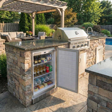 Load image into Gallery viewer, Sunstone Outdoor Refrigerator - Premium Compact 4.1 Cu. Ft. Under Counter Fridge for Outdoor Kitchen