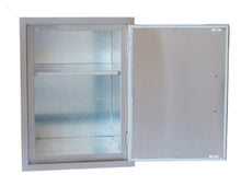 Load image into Gallery viewer, 17&quot; x 24&quot; Beveled Frame Swing Dry Storage Pantry (Weather Sealed/Reversible)