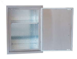 17" x 24" Beveled Frame Swing Dry Storage Pantry (Weather Sealed/Reversible)
