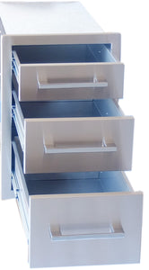 18" Beveled Frame Triple Drawer