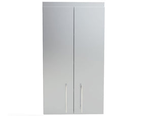 24" Full Height Double Door Wall Cabinet w/ Four Shelves