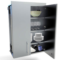 Load image into Gallery viewer, 30&quot; Full Height Double Door Wall Cabinet w/ Four Shelves