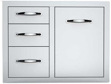 Load image into Gallery viewer, 30&quot; Flush Triple Drawer Propane Tank Drawer w/ Trash Bag Ring