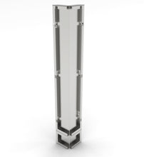 Load image into Gallery viewer, 3&quot; x 3&quot; 90 Degree Spacer Panel for Base Cabinet Island