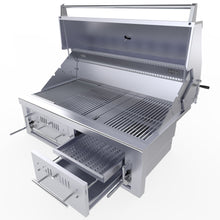 Load image into Gallery viewer, Sunstone Emerald 42&quot; Dual Zone Gas-Hybrid Charcoal/Wood Burning Grill