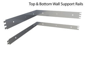 3"x 3" 90 Degree Corner Spacer Panel for Full Height Wall Cabinet Front