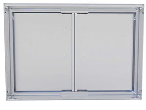 30"/ 36"/ 42" Beveled Frame Double Door