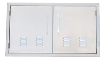 Load image into Gallery viewer, 30&quot; / 36&quot; / 42&quot; Beveled Frame Vented Double Door