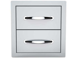 14" Flush Double Access Drawer