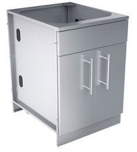 Load image into Gallery viewer, 24&quot; Double Door Cabinet w/ Shelf &amp; Reversible Top Drawer or False Panel