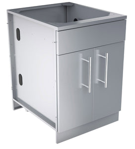 24" Double Door Cabinet w/ Shelf & Reversible Top Drawer or False Panel