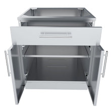 Load image into Gallery viewer, 30&quot; Double Door Cabinet w/ Shelf &amp; Reversible Top Drawer or False Panel