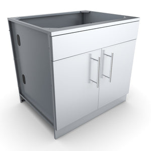 36” Double Door Cabinet w/ Shelf & Reversible Top Drawer or False Panel