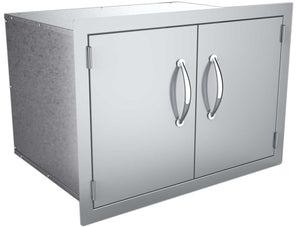 30" Flush Double Door Dry Storage Pantry
