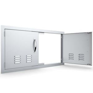 30" / 36" / 42" Vented Double Door Flush Mount