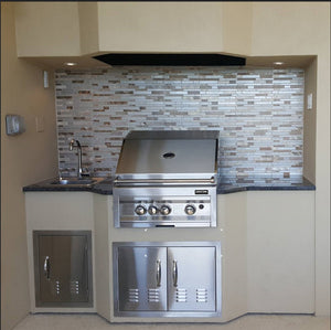30" / 36" / 42" Vented Double Door Flush Mount