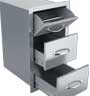 Load image into Gallery viewer, 17&quot; Flush Double Drawer &amp; Paper Towel Holder Combo
