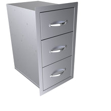Load image into Gallery viewer, 17&quot; Flush Double Drawer &amp; Paper Towel Holder Combo