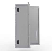 Load image into Gallery viewer, 12&quot; x 12&quot; Full Height 360 Swivel Door Corner Wall Cabinet w/ Three Shelves