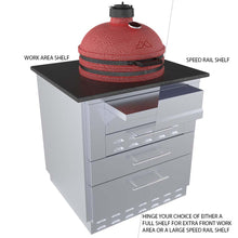 Load image into Gallery viewer, 30&quot; Kamado Hybrid Grill Base Cabinet