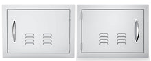 Load image into Gallery viewer, 14&quot; x 20&quot; / 17&quot; x 24&quot; Flush Vented Horizontal Access Door w/ Left or Right Swing