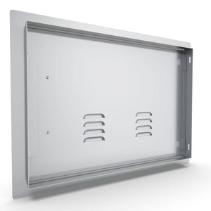 14" x 20" / 17" x 24" Flush Vented Horizontal Access Door w/ Left or Right Swing