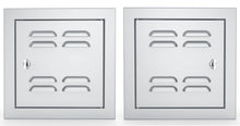 Load image into Gallery viewer, 12&quot; X 12&quot; Beveled Frame Left Swing Vented Door