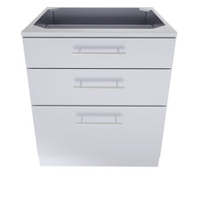 Load image into Gallery viewer, 30&quot; Large Triple Drawer Base Cabinet