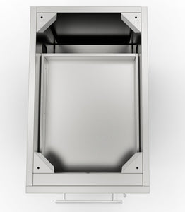 18" Left Swing Door Cabinet w/ Top Drawer & Shelf