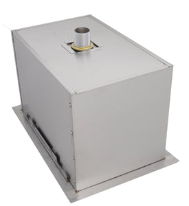 14" x 12" Over/Under Single Basin Insulated Wall Ice Chest w/ Cover
