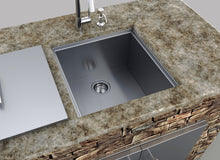 Load image into Gallery viewer, 20&quot; x 12&quot; Over/Under Single Basin Sink w/ Cover &amp; Sink Drains