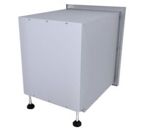 18" Raised Paper Towel Double Drawer Combo