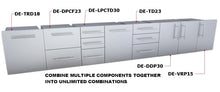 Load image into Gallery viewer, 18&quot; Raised Paper Towel Double Drawer Combo