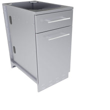 Load image into Gallery viewer, 18&quot; Combo Propane / Trash Drawer Cabinet w/ Top Drawer