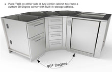 Load image into Gallery viewer, 45 Degree Corner Cabinet w/ Utility Access