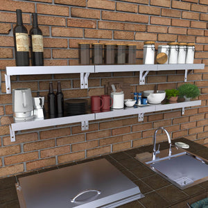 304 Stainless Steel Sturdy Wall Shelf