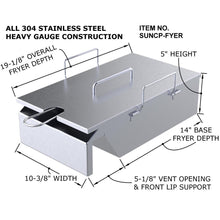 Load image into Gallery viewer, Sunstone 10&quot; Wide Deep Fryer