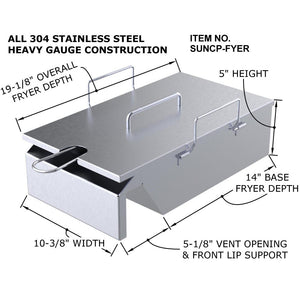 Sunstone 10" Wide Deep Fryer