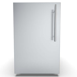 15" Raised Single Door Dry Storage Pantry w/ Shelf & Utility Access