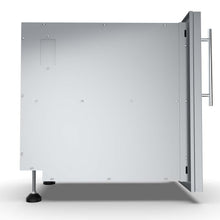 Load image into Gallery viewer, 15&quot; Raised Single Door Dry Storage Pantry w/ Shelf &amp; Utility Access