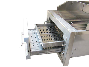 Sunstone 28" Dual Zone 304 Stainless Steel Charcoal Grill