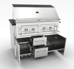 46" Sunstone Charcoal Grill Base Cabinet
