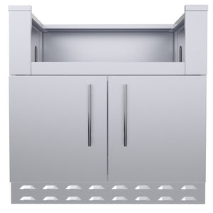 34" Sunstone Charcoal Grill Base Cabinet