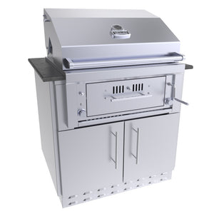 34" Sunstone Charcoal Grill Base Cabinet
