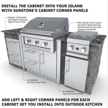 Load image into Gallery viewer, 40&quot; Sunstone Gas Grill Base Cabinet