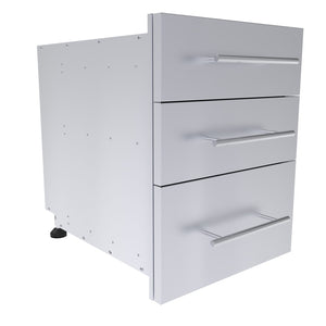 18" x 23" Raised Height Triple Drawer