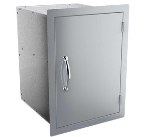 17" x 24" Flush Vertical Swing Dry Storage Pantry w/ Shelf (Reversible)