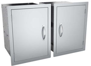 17" x 24" Flush Vertical Swing Dry Storage Pantry w/ Shelf (Reversible)